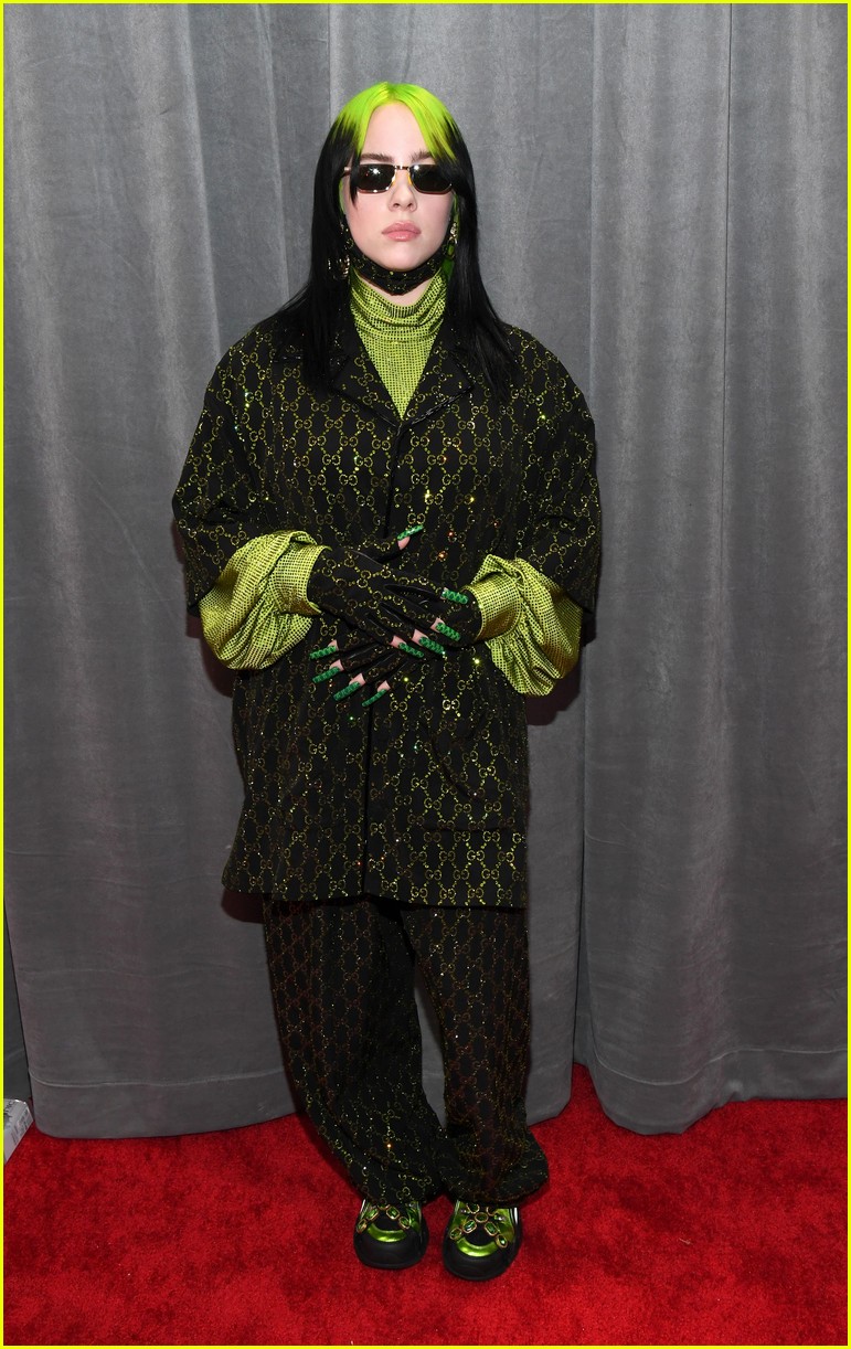 Billie Eilish Dons an Embellished Mask for Grammys 2020! | Photo ...