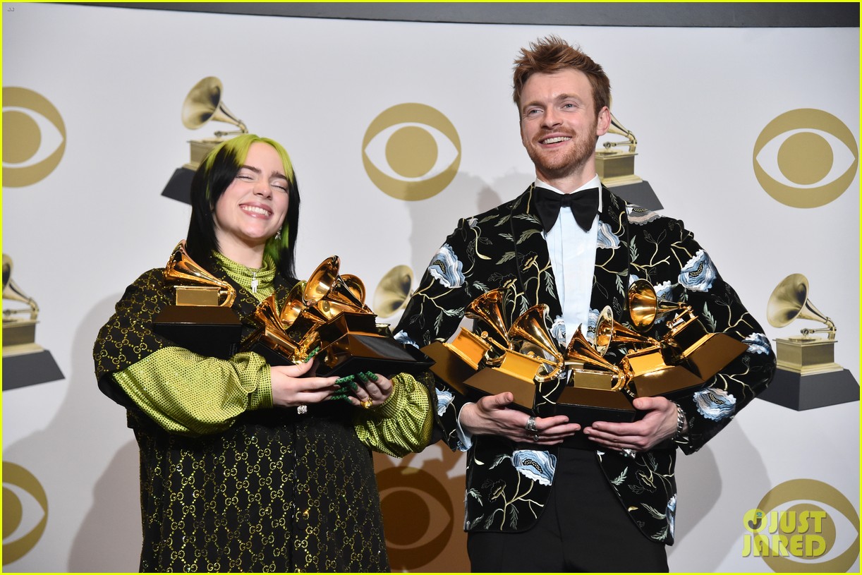 Billie Eilish Poses with All of Her Trophies After the Grammys 2020 ...