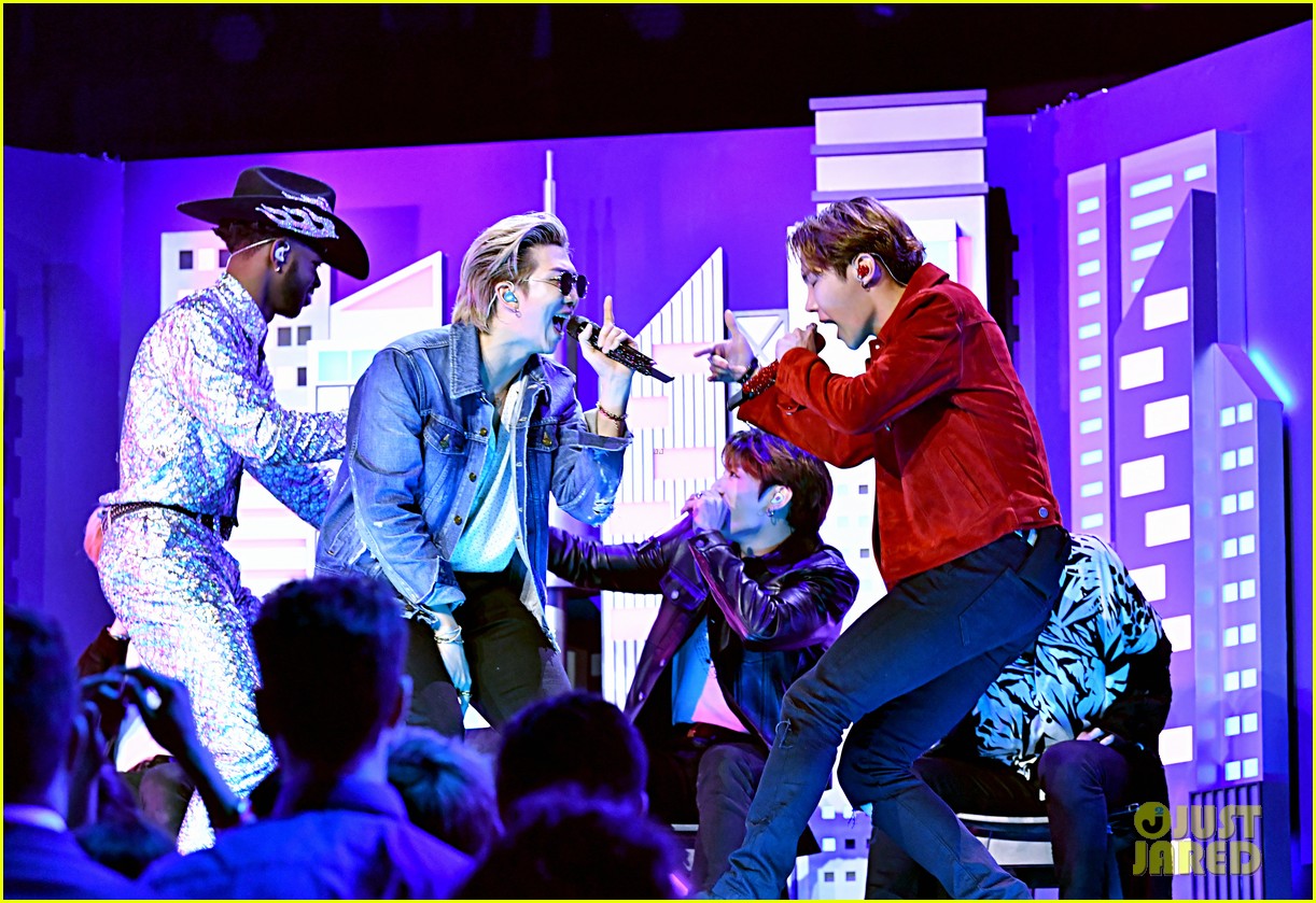 BTS Sings 'Seoul Town Road' With Lil Nas X During Grammys Medley