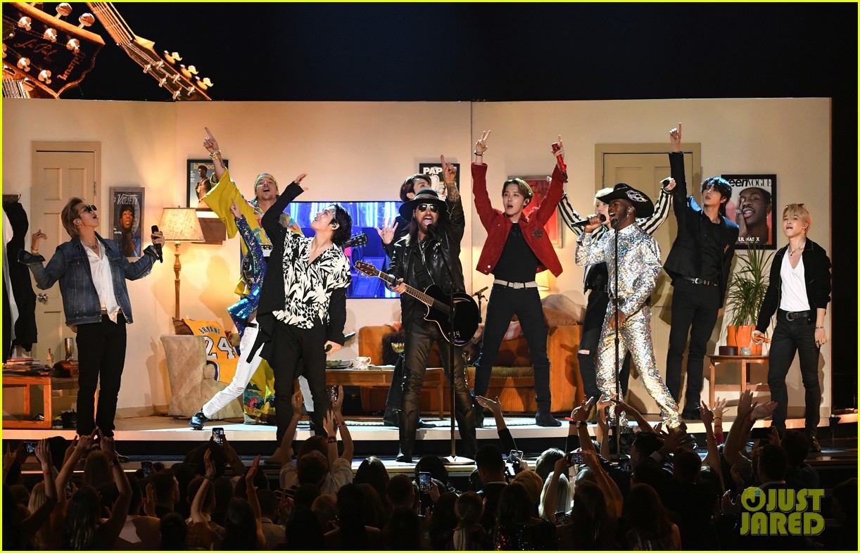 BTS Sings 'Seoul Town Road' With Lil Nas X During Grammys Medley Photo 1285280 Photo Gallery