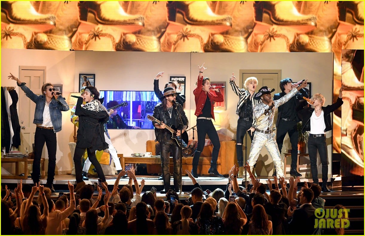 BTS Sings 'Seoul Town Road' With Lil Nas X During Grammys Medley ...