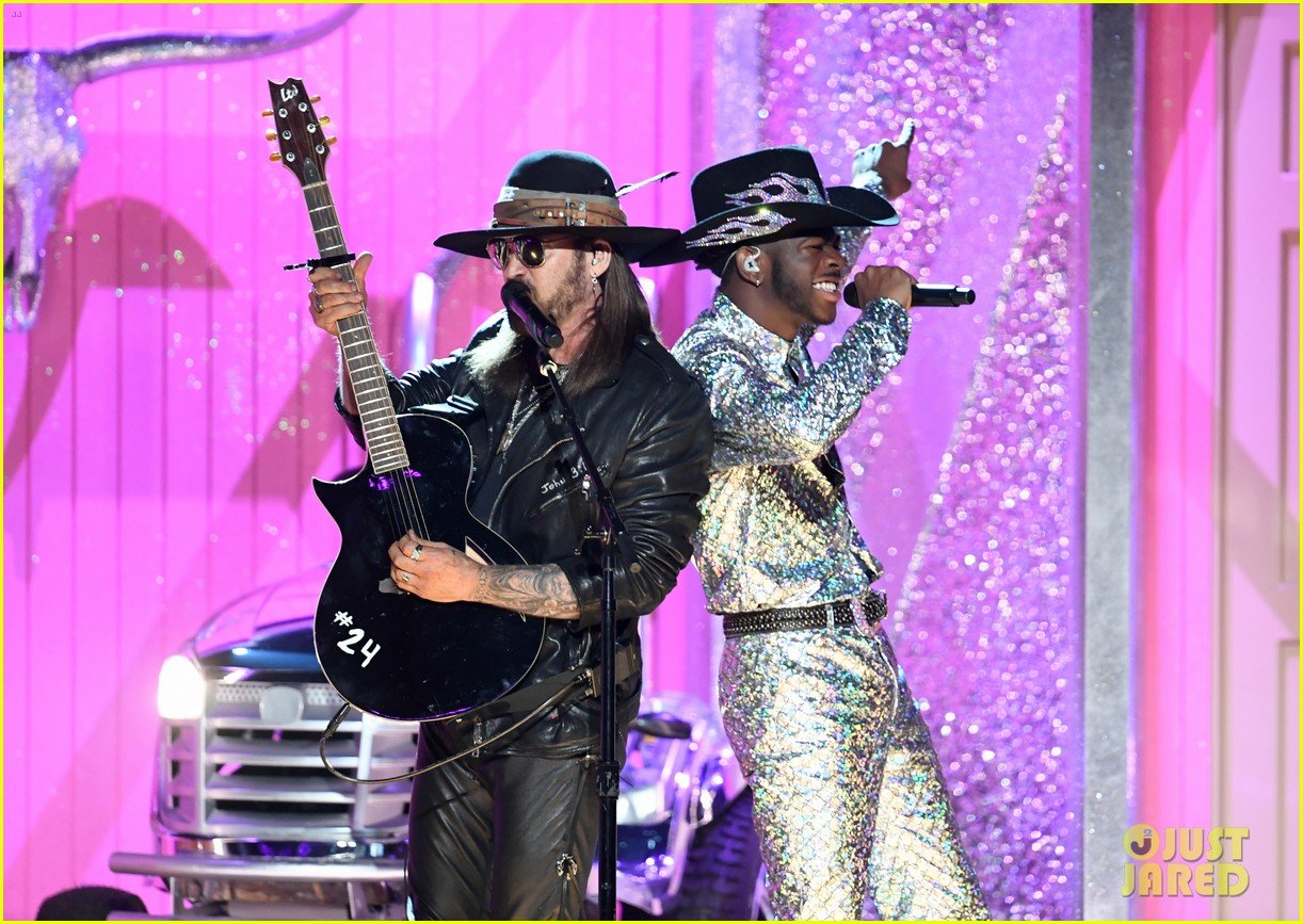 Full Sized Photo of bts lilnasx old town road performance 36 BTS