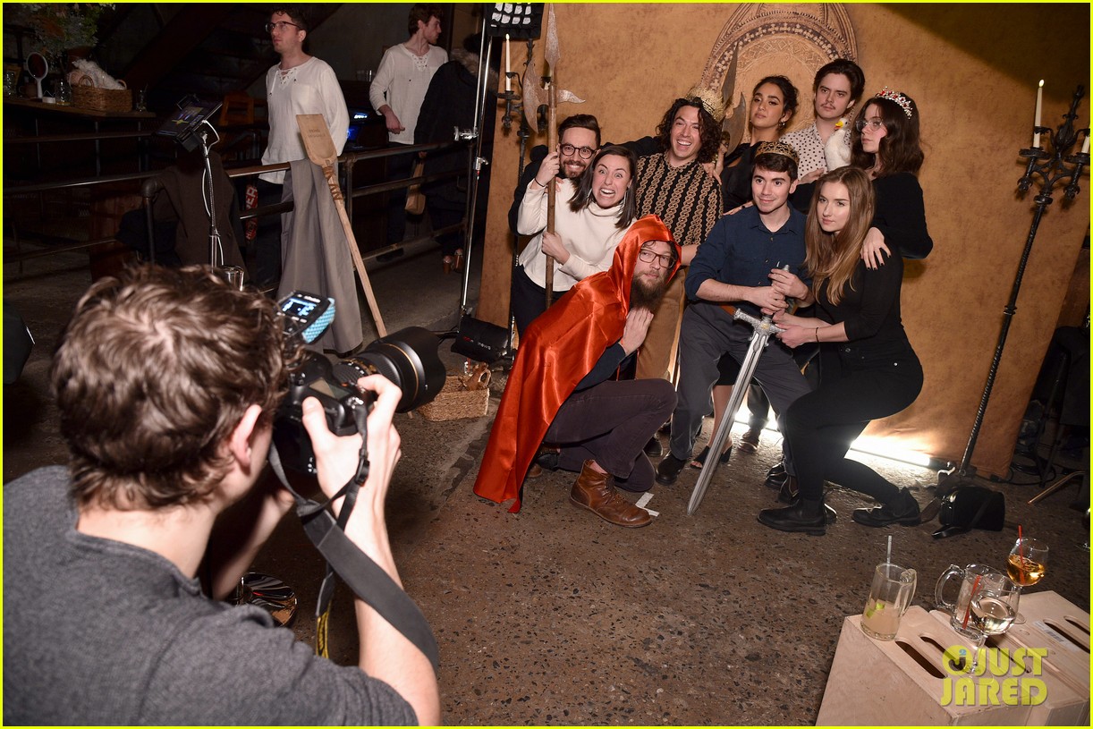 Dylan Sprouse & Barbara Palvin Step Out For 'Miracle Workers: Dark Ages