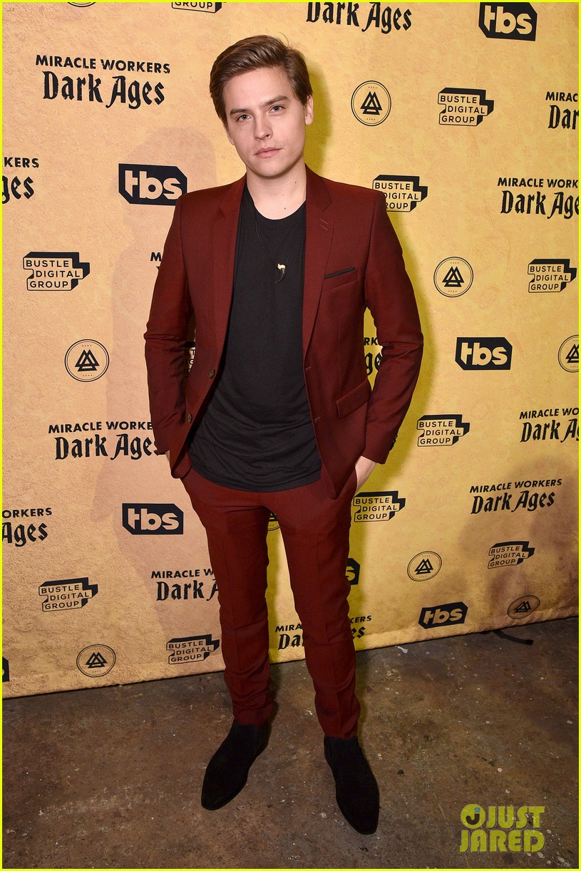 Dylan Sprouse & Barbara Palvin Step Out For 'Miracle Workers: Dark Ages