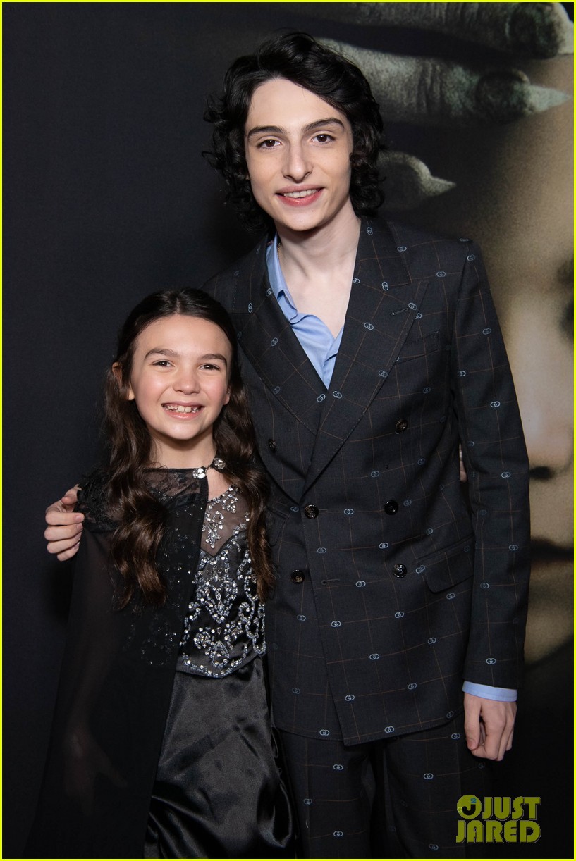 Finn Wolfhard Gets Big Hugs From Brooklynn Prince at 'The Turning(02)