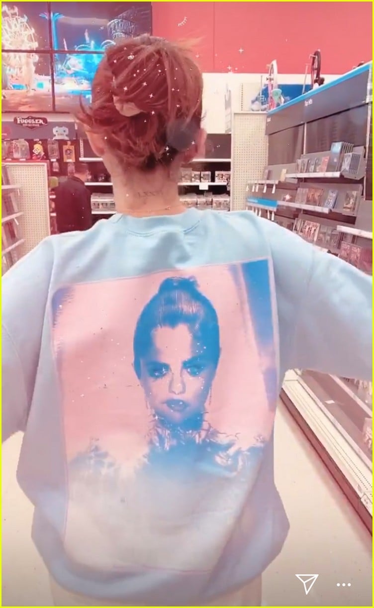 Full Sized Photo of selena gomez tries to find rare album target but