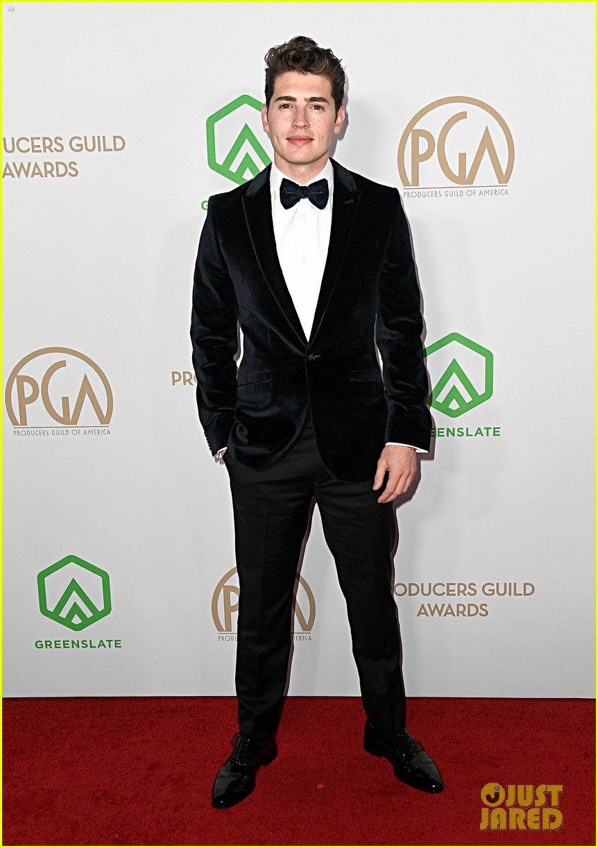 Gregg Sulkin & Michelle Randolph Couple Up at Producers Guild Awards