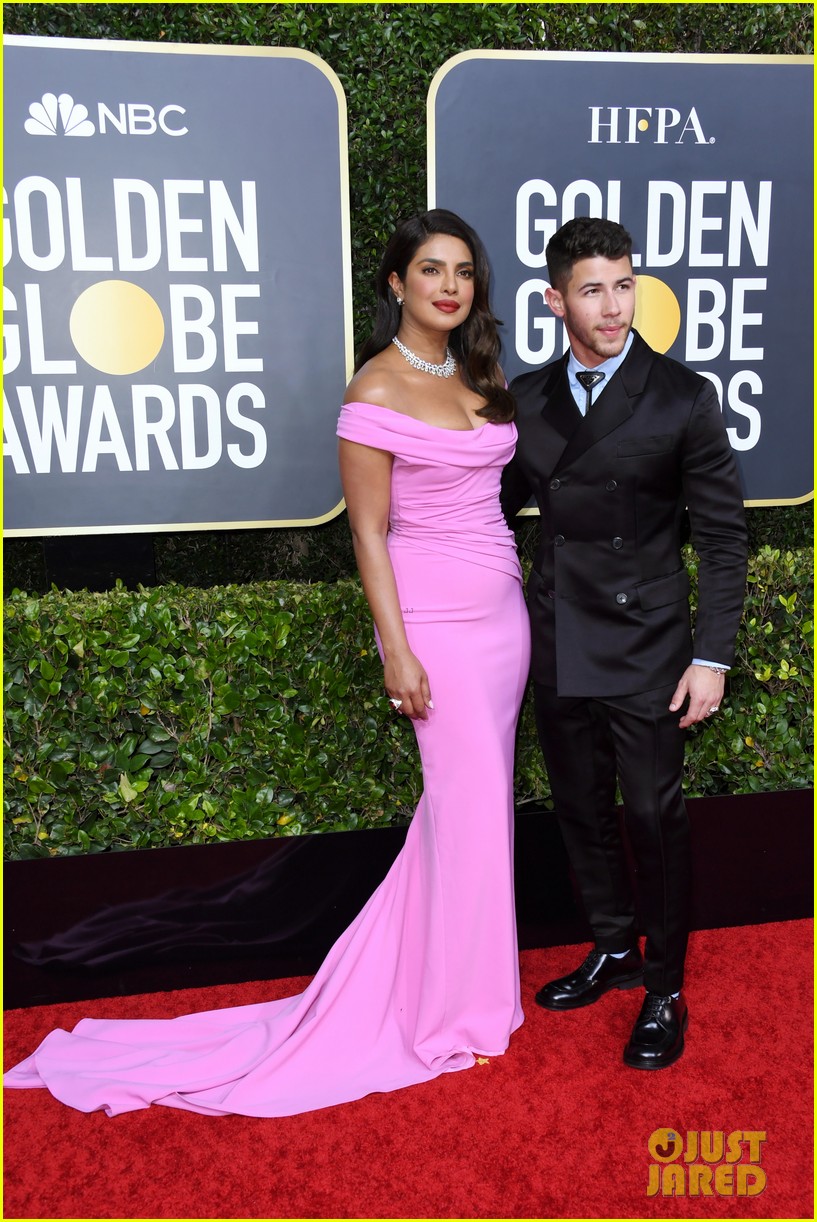nick priyanka jonas golden globes 2020 10