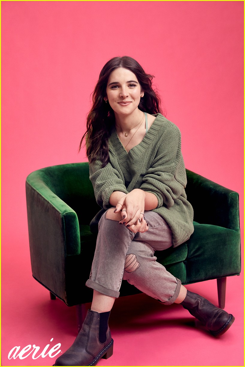 lana condor aly raisman beanie feldstein launch aerie real role model campaign 22