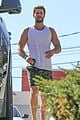 liam hemsworth muscles pumped up after workout 17