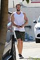 liam hemsworth muscles pumped up after workout 48
