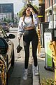 madison beer wears gray cropped sweatshirt for lunch 03
