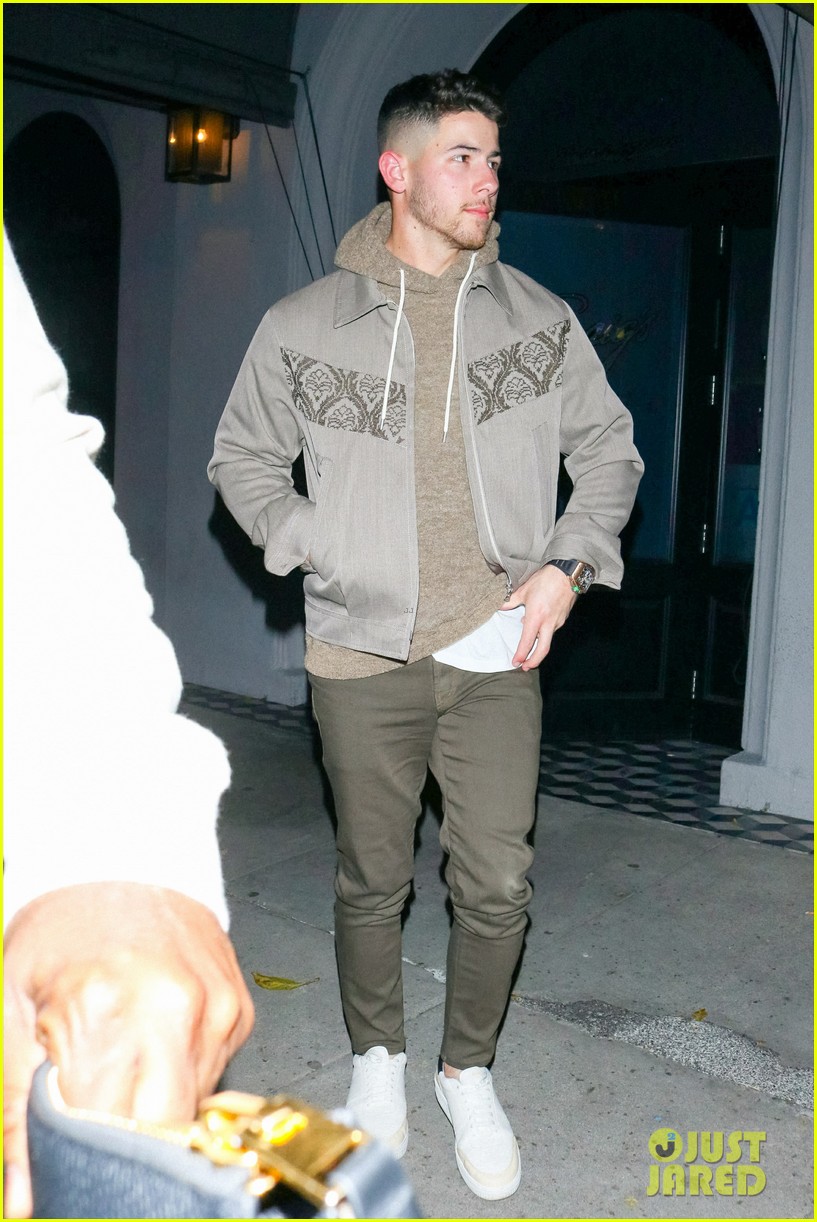 Nick Jonas Grabs Dinner Out in LA Ahead of Grammy Awards Performance