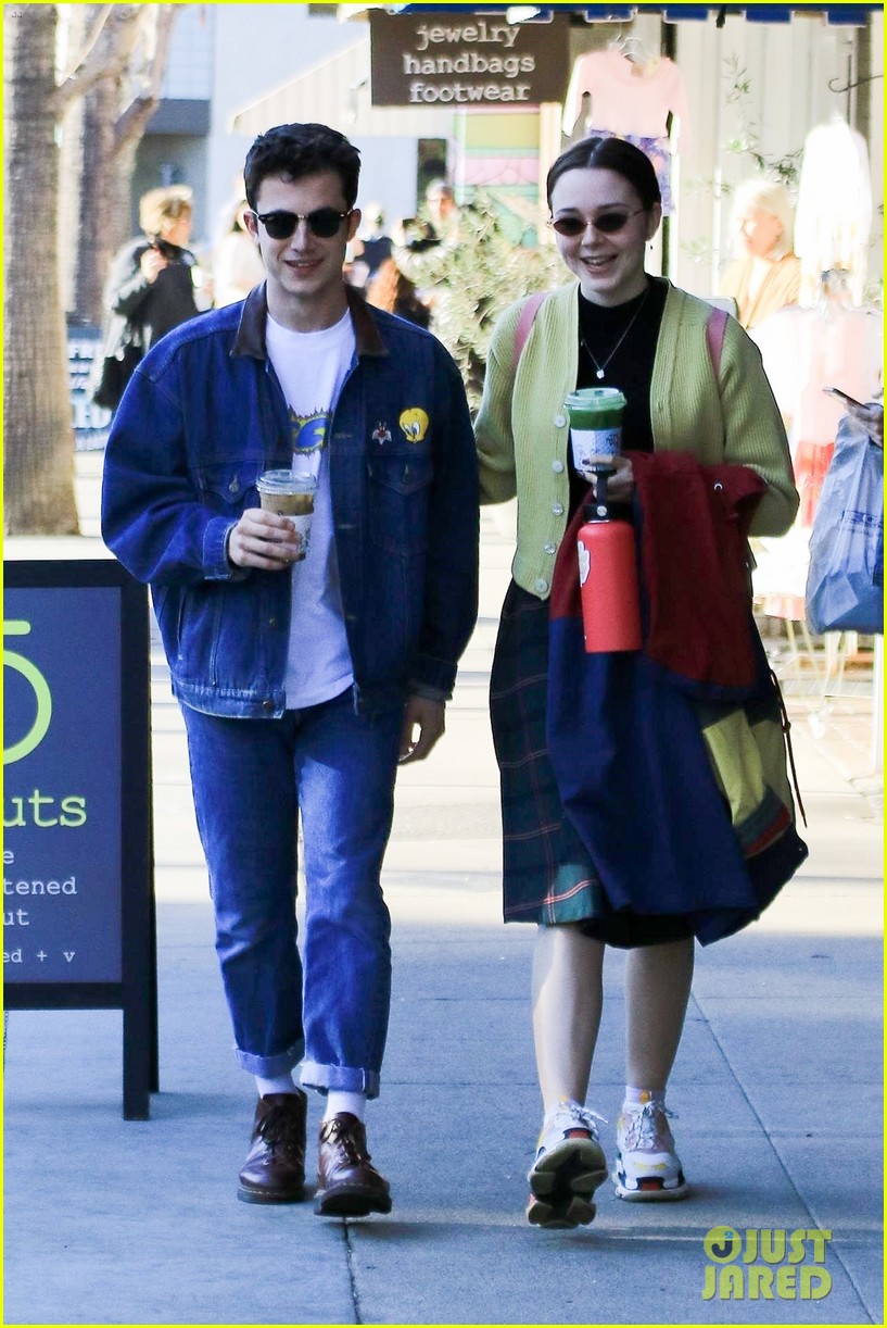 dylan minnette lydia night coffee date studio city 01