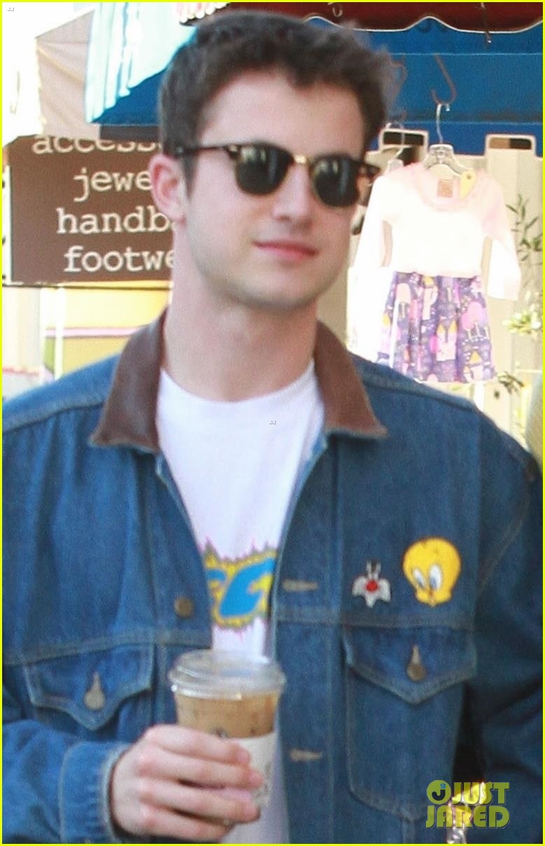 Dylan Minnette & Girlfriend Lydia Night Are All Smiles on Coffee Date dylan minnette lydia night coffee date studio city 02