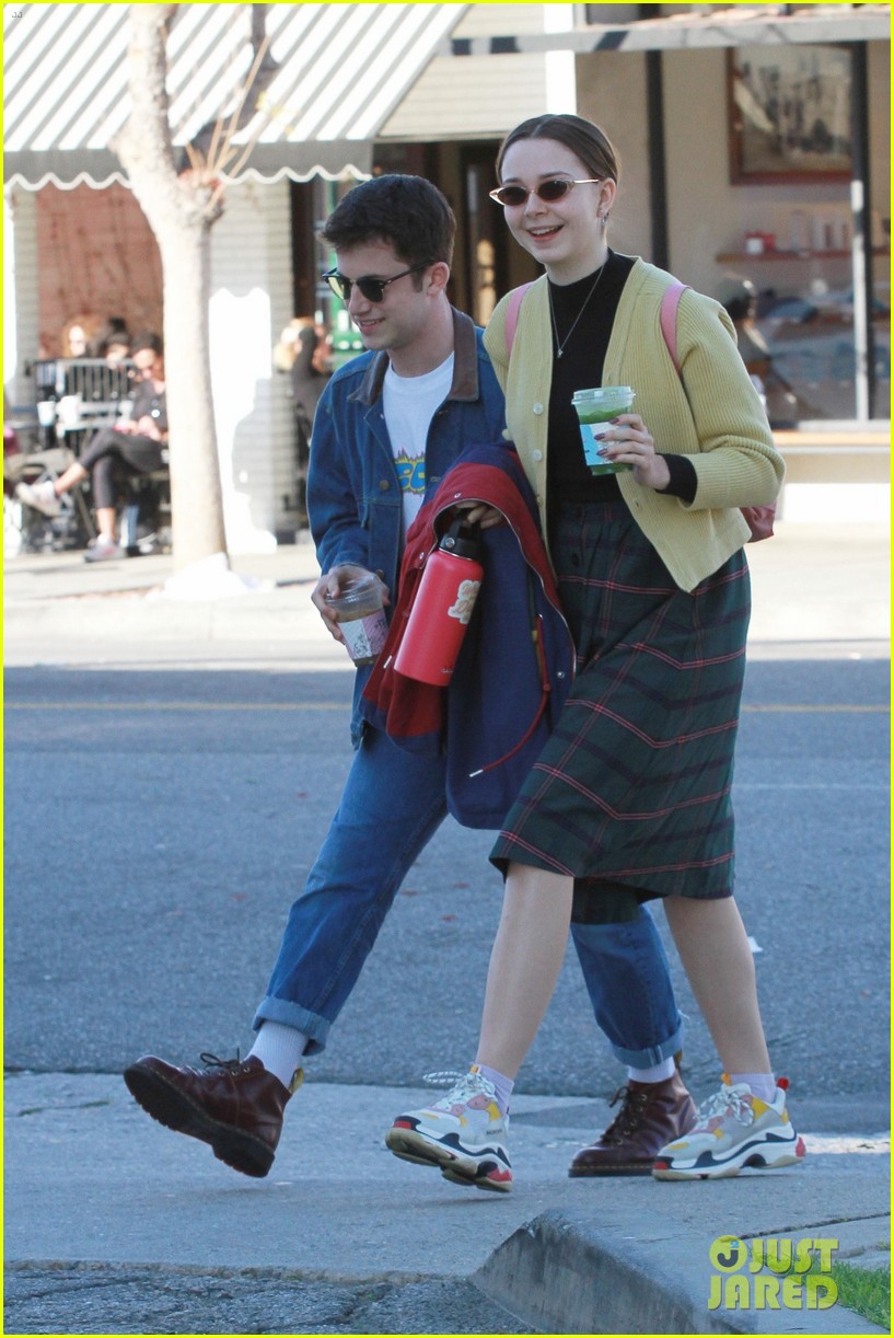 Dylan Minnette & Girlfriend Lydia Night Are All Smiles on Coffee Date ...