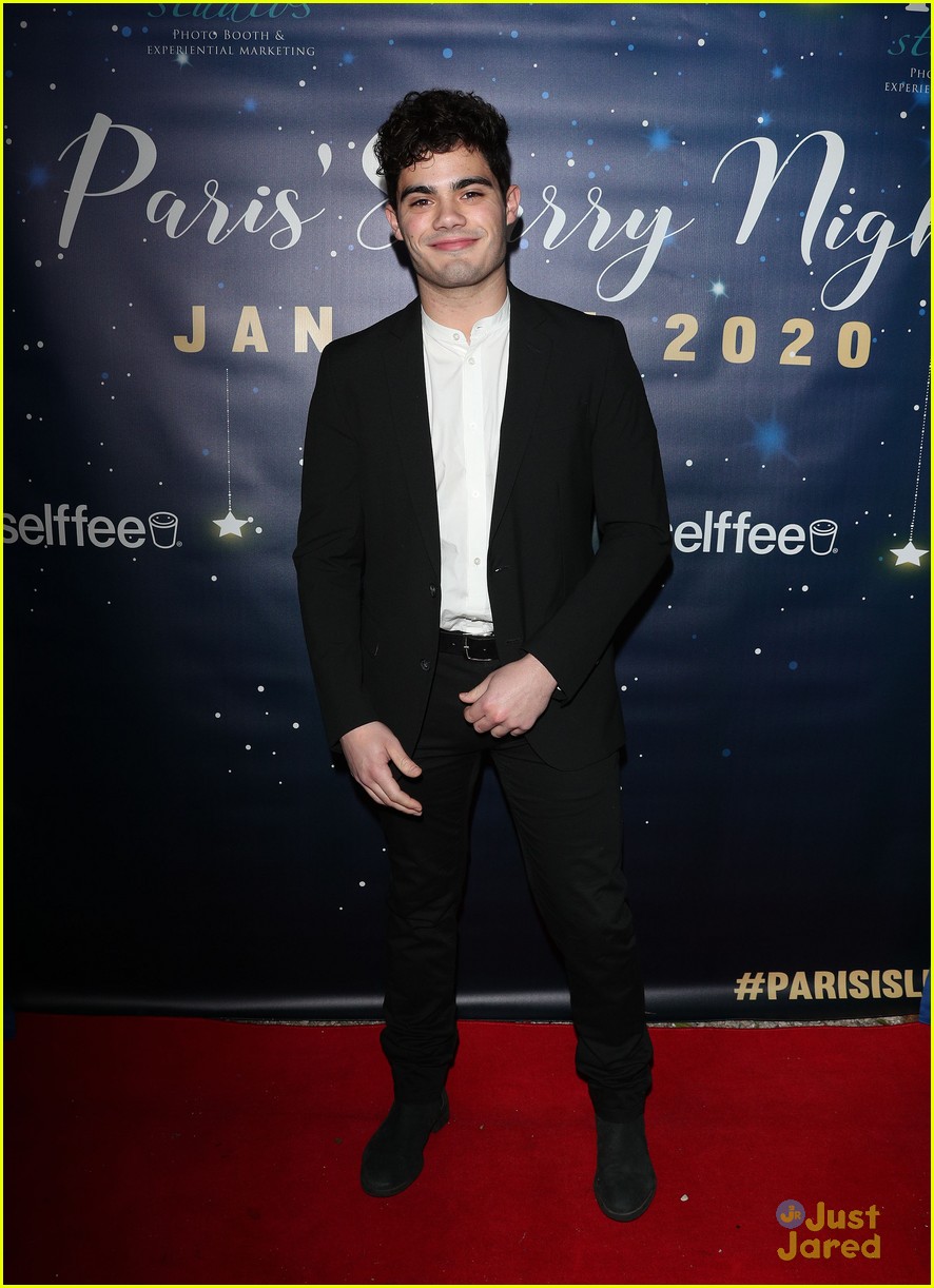 Full Sized Photo of paris berelc jack griffo birthday starry night