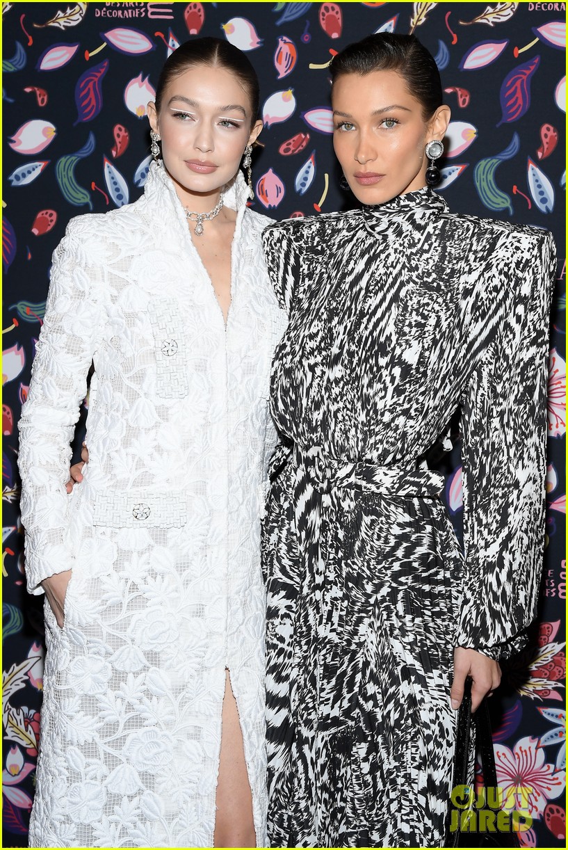 Bella Hadid Meets Up With Sister Gigi For Harper's Bazaar Event During ...