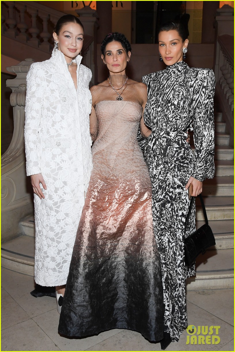Bella Hadid Meets Up With Sister Gigi For Harper's Bazaar Event During ...