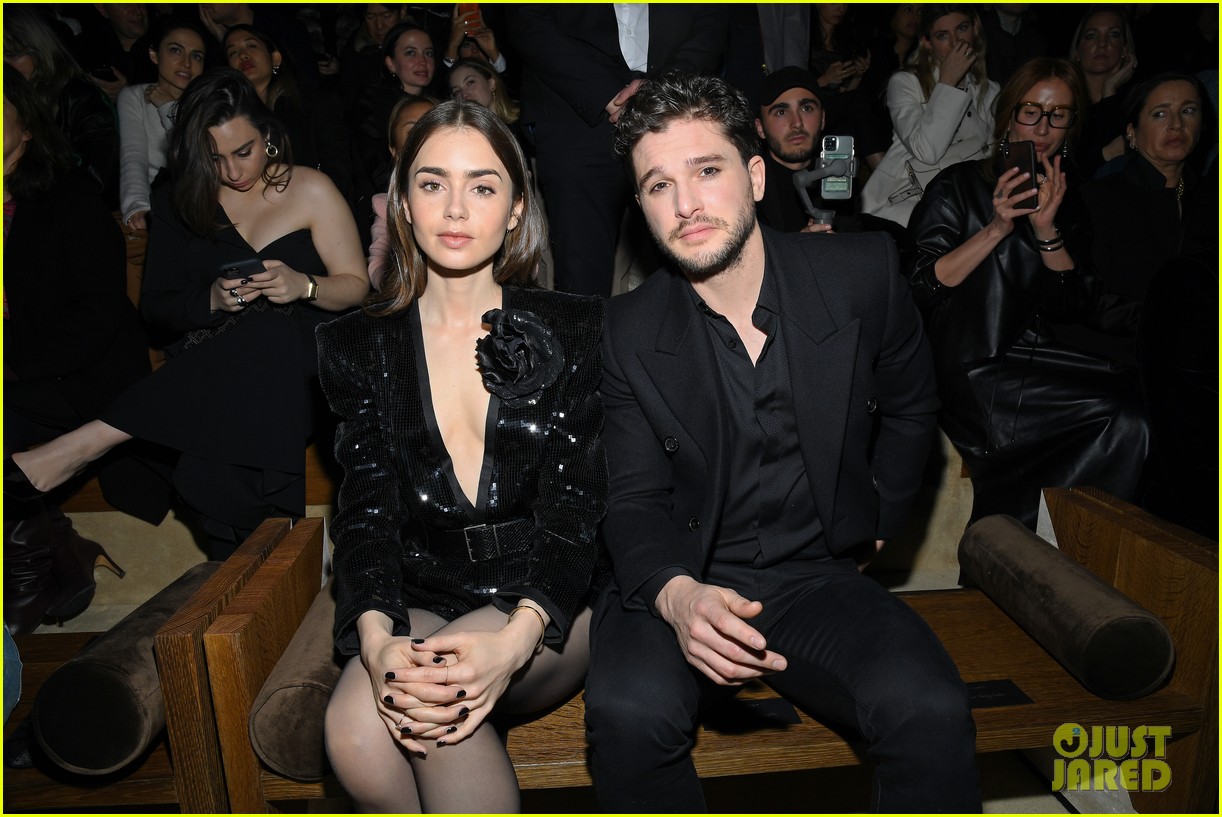Joe Keery & Maika Monroe Make Rare Public Appearance at Saint Laurent