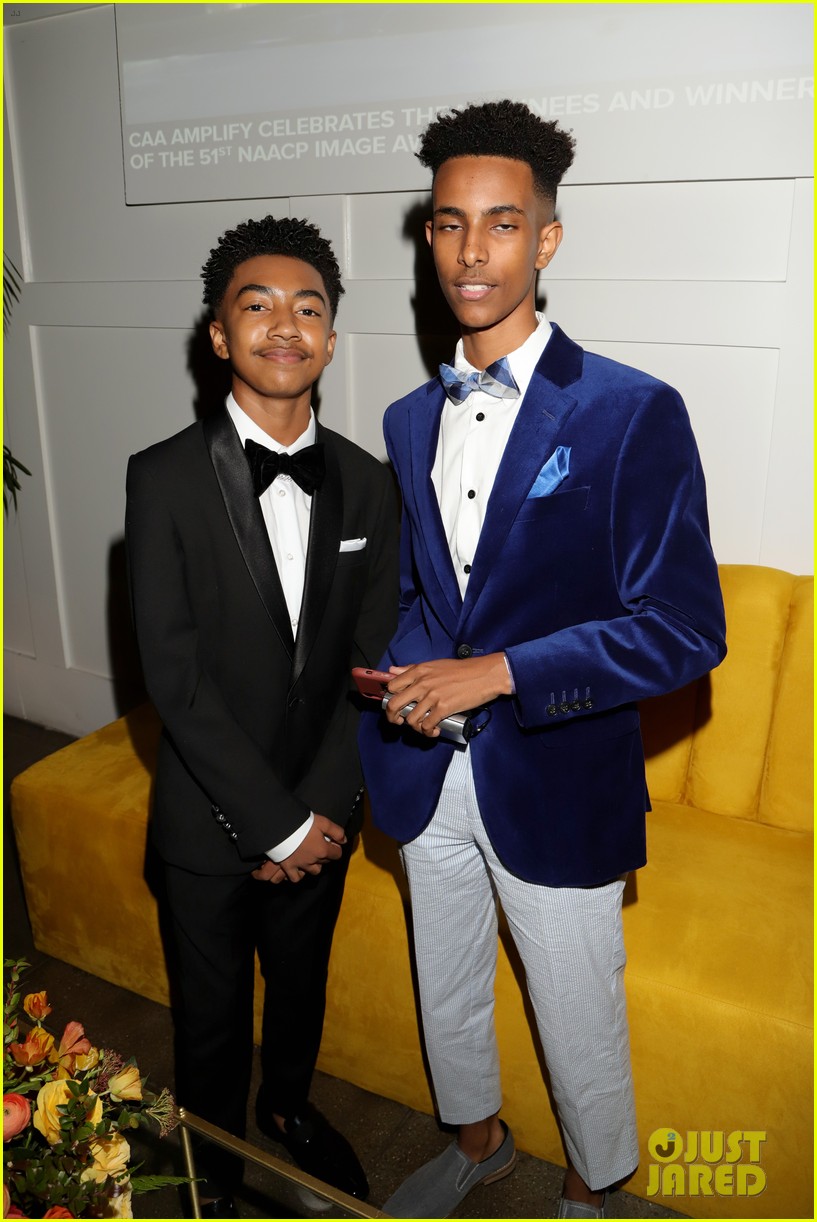 jenna ortega and grownish cast attend naacp image awards after party 06