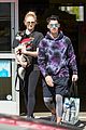 sophie turner holds dog porky in front of baby bump 03