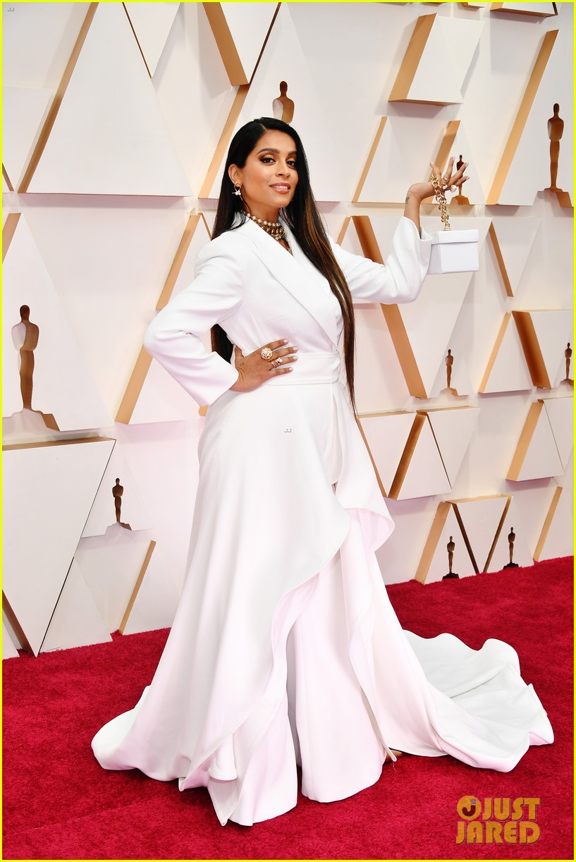 Lilly Singh Is a Vision In White at Oscars 2020 Photo 1287186 Photo