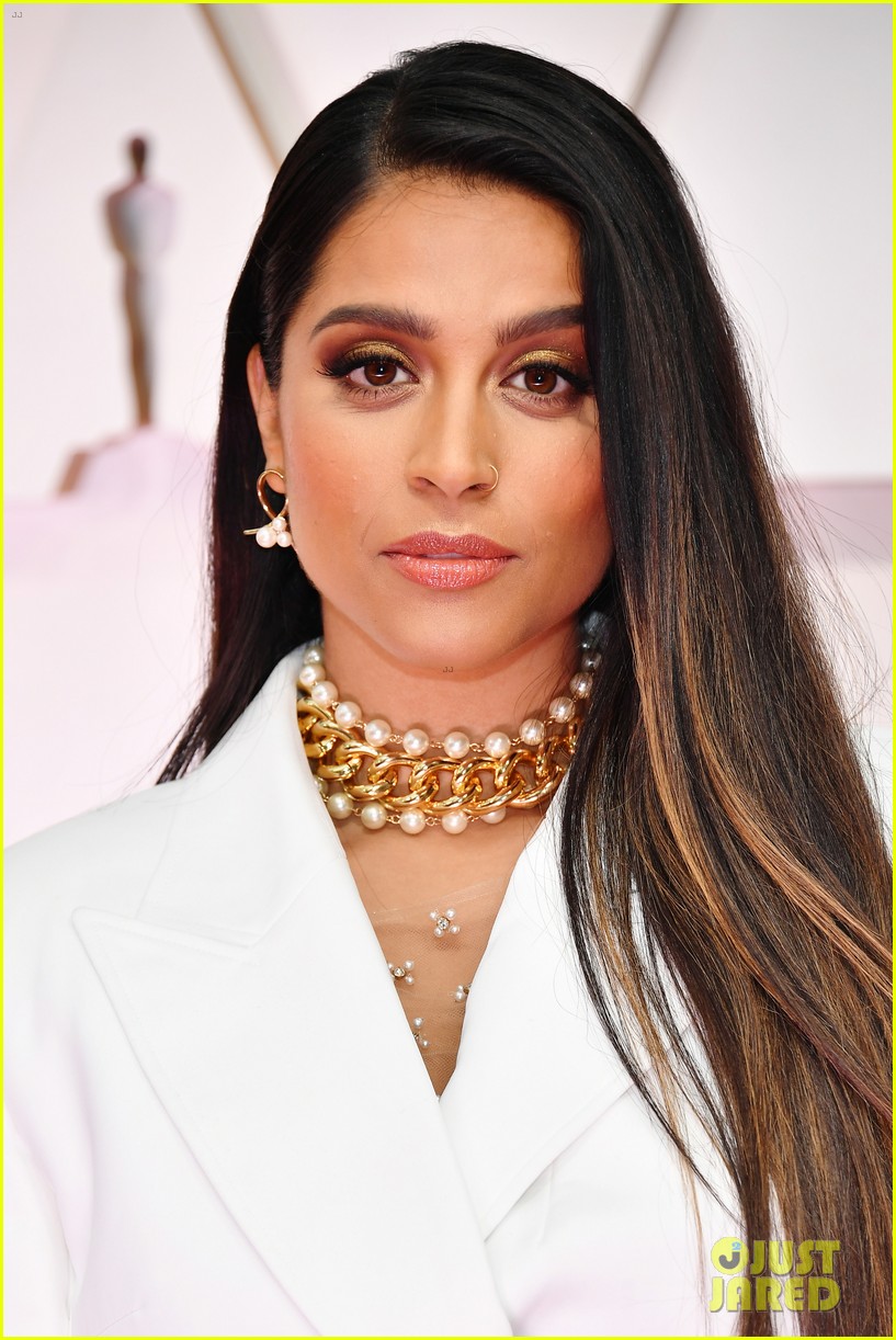 Lilly Singh Is a Vision In White at Oscars 2020 Photo 1287187 Photo