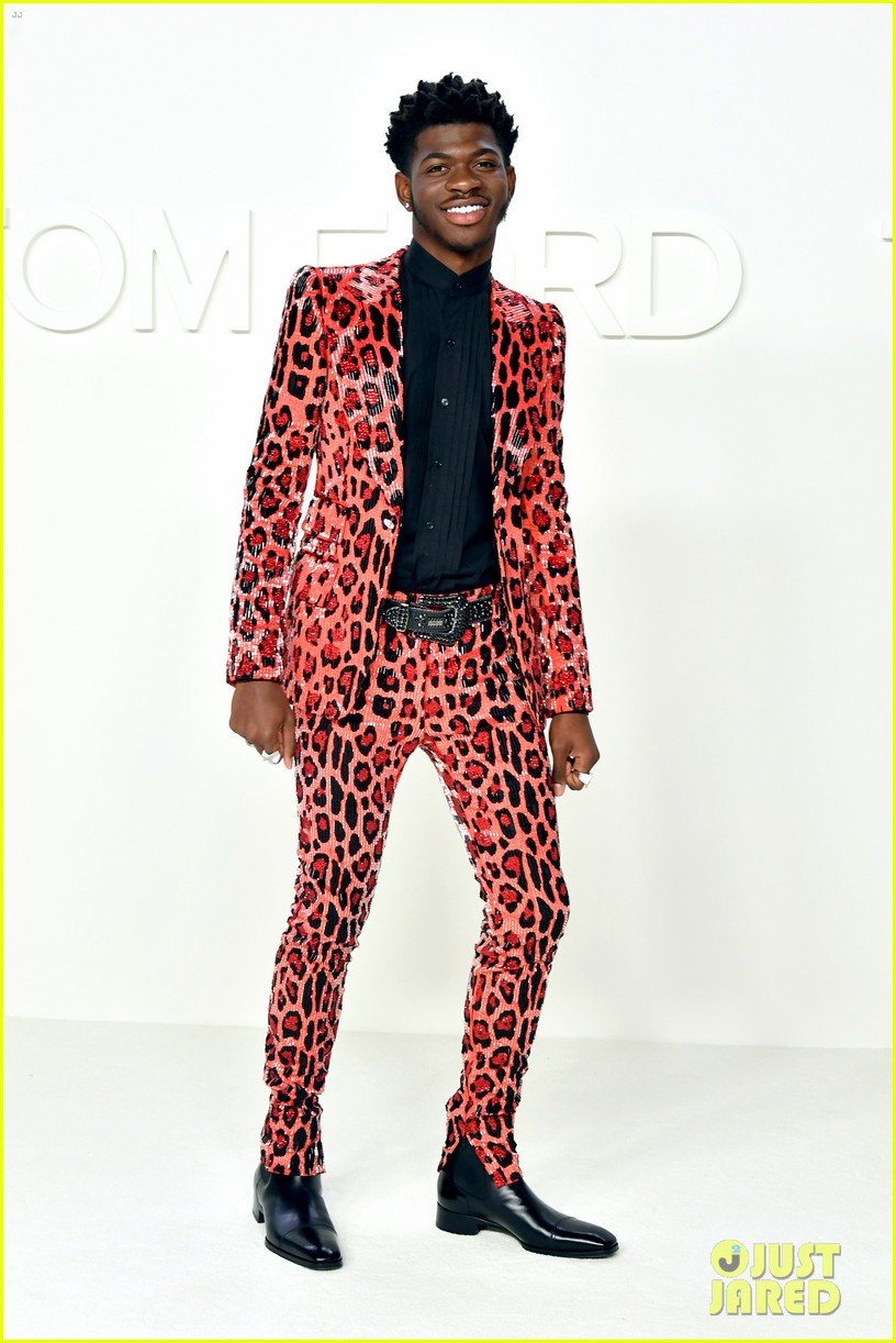 Miley Cyrus Brings Brother Trace To Tom Ford Fashion Show | Photo