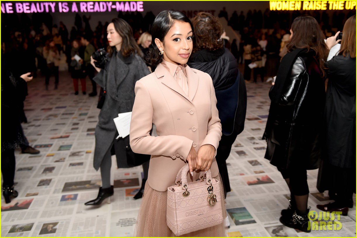 Nina Dobrev, Maya Hawke & Liza Koshy Attend Dior Paris Fashion Show