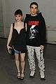 billy porter maisie williams buddy up at christopher kane fashion show 04