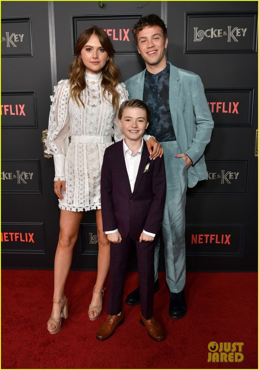 Sabrina Carpenter Supports Griffin Gluck at 'Locke & Key' Premiere