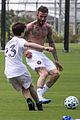 romeo beckham girlfriend mia regan keep close family soccer practice 04