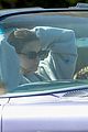 kendall jenner goes for a drive in convertible cadillac 01