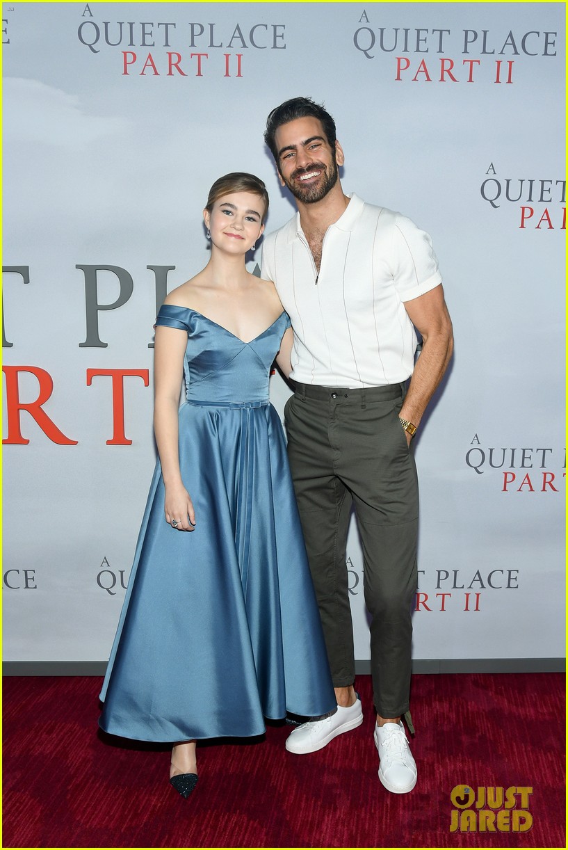 katherine mcnamara wears sheer dress to a quiet place part 2 premiere 05