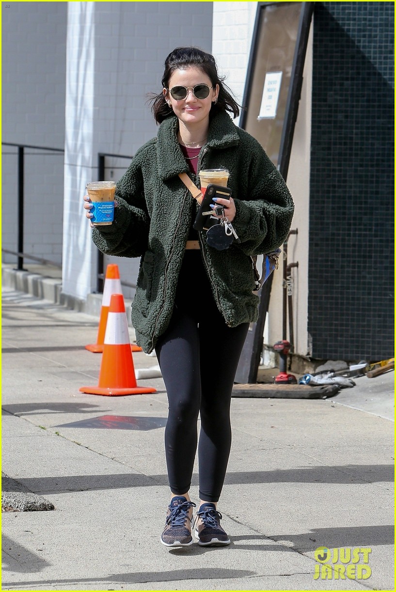 Lucy Hale Gets Some Fresh Air During Coronavirus Social Distancing