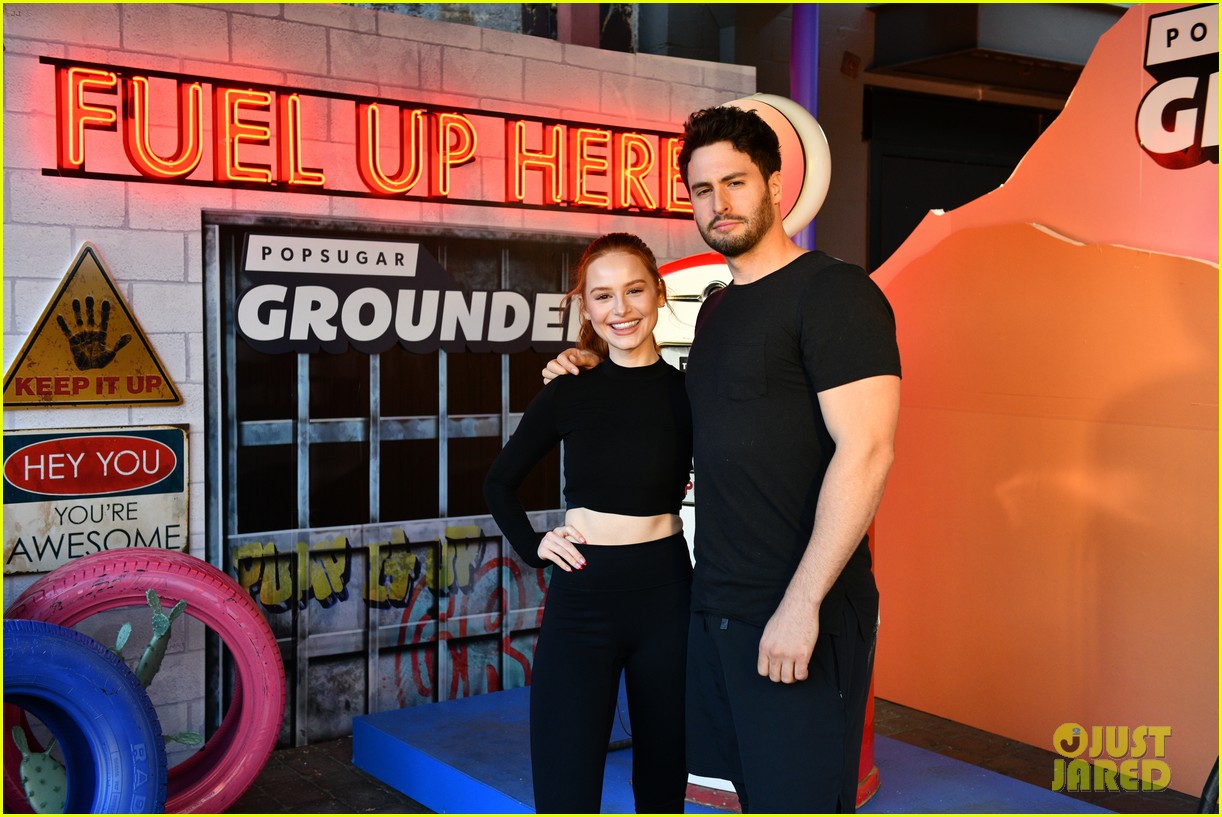 madelaine petsch joins her trainer stephen pasterino at popsugar grounded event 01