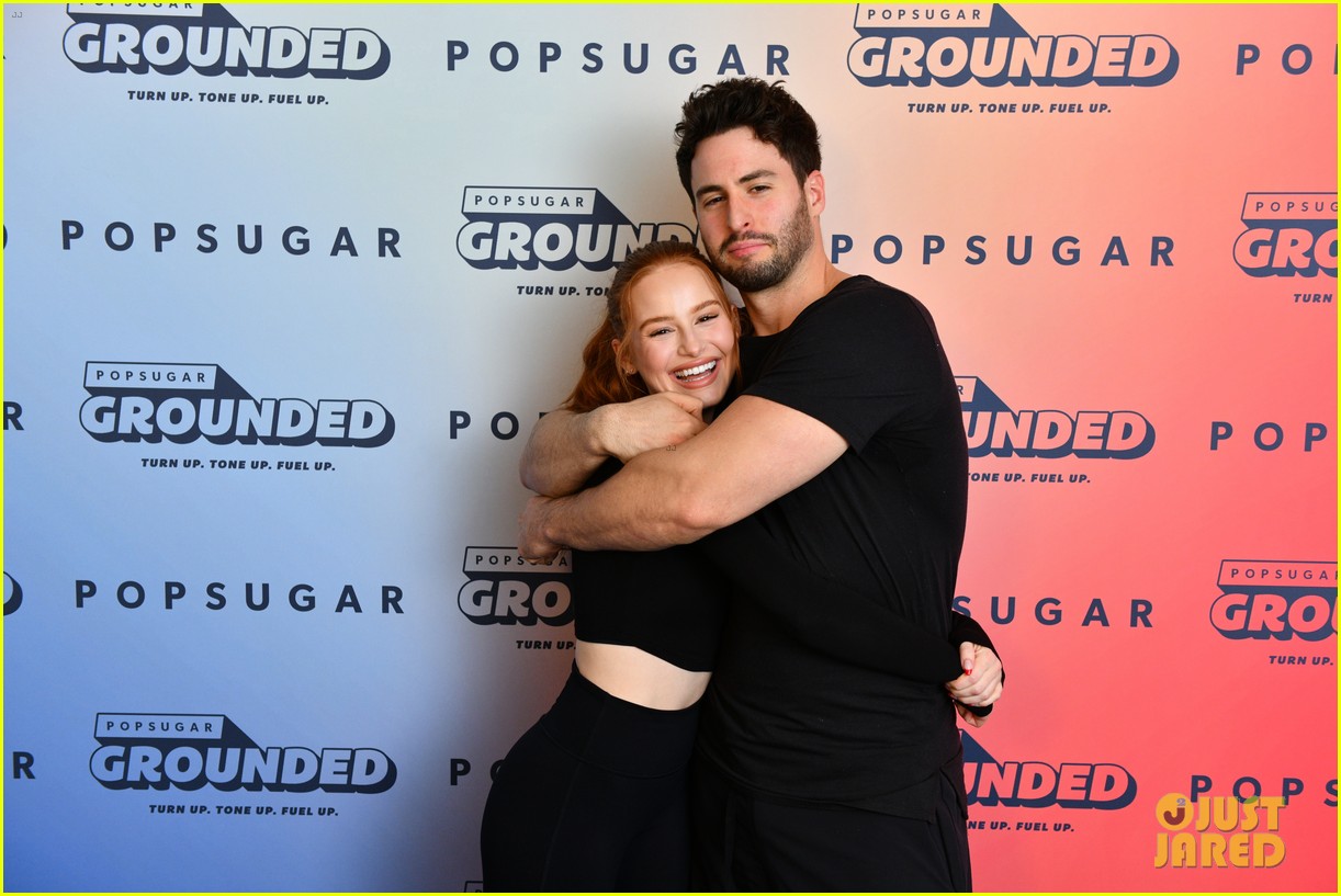 madelaine petsch joins her trainer stephen pasterino at popsugar grounded event 03