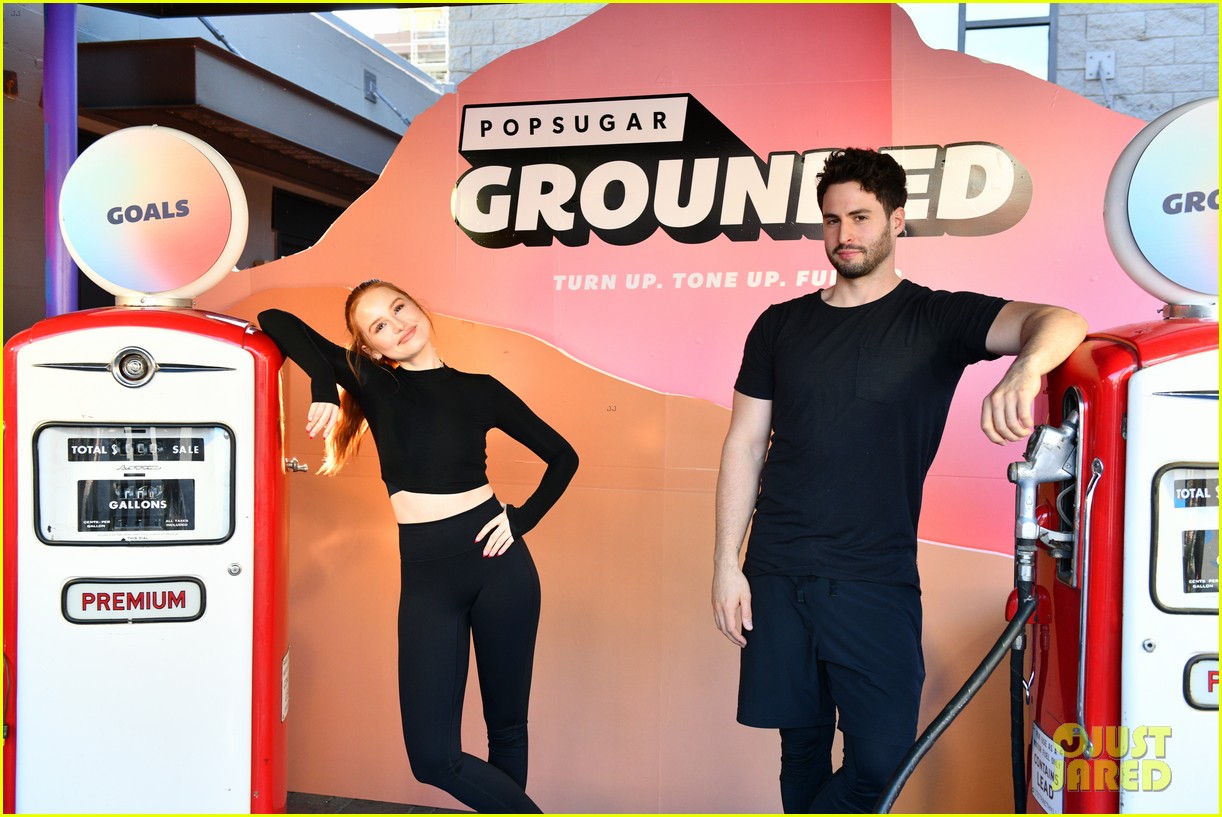 madelaine petsch joins her trainer stephen pasterino at popsugar grounded event 04