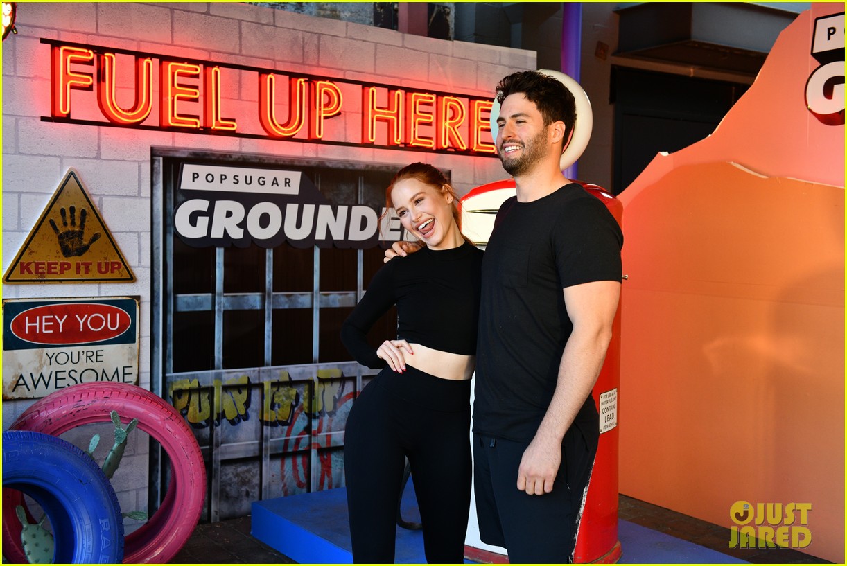 madelaine petsch joins her trainer stephen pasterino at popsugar grounded event 05