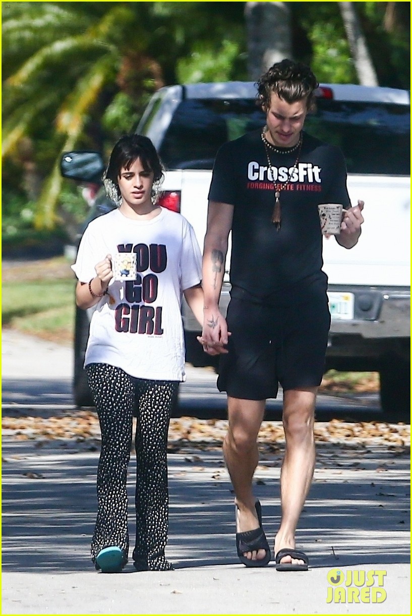Camila Cabello Holds Hands with Shawn Mendes During Their Friday