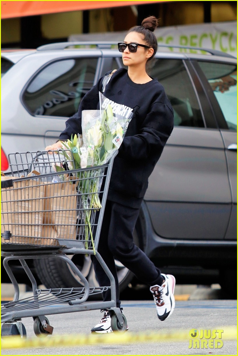 Shay Mitchell Makes Grocery Run With Her Family During Coronavirus