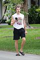 shawn mendes takes a call during his neighborhood stroll 20