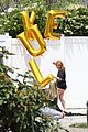 ariel winter throws luke benward drive by party 02