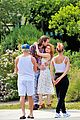 ariel winter throws luke benward drive by party 05