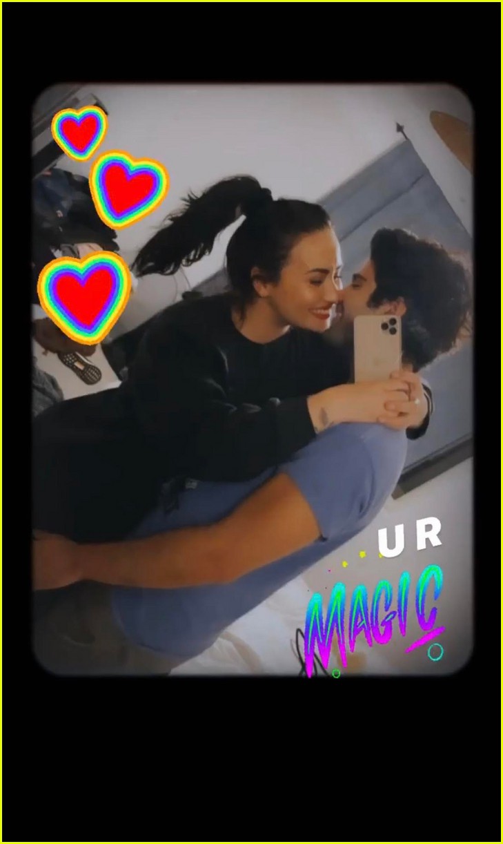 Demi Lovato Shares New Photos Kissing Boyfriend Max Ehrich Photo