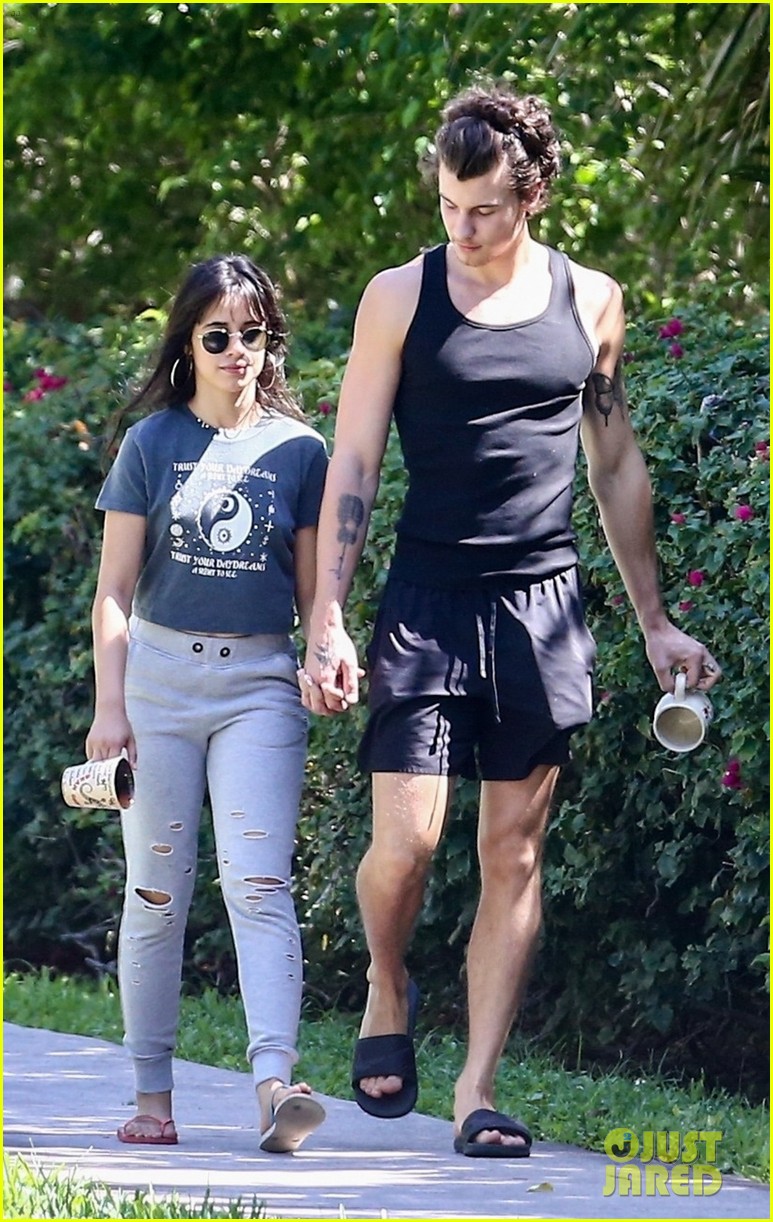 Full Sized Photo of camila cabello shawn mendes go for a walk 32 | See ...
