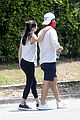 pregnant lea michele goes for hike with zandy reich mom 04