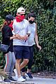 pregnant lea michele goes for hike with zandy reich mom 22