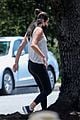 pregnant lea michele goes for hike with zandy reich mom 26